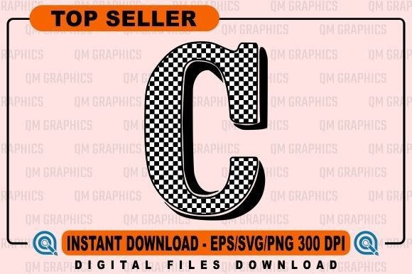 Download CHECKERED ALPHABET a to Z LETTER DESIGN - Alphabet Collection