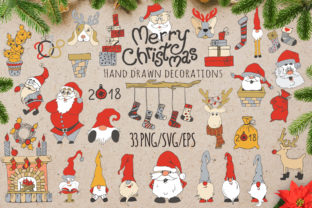 Download Merry Christmas Hand Drawn Decorations - Hand drawn Collection