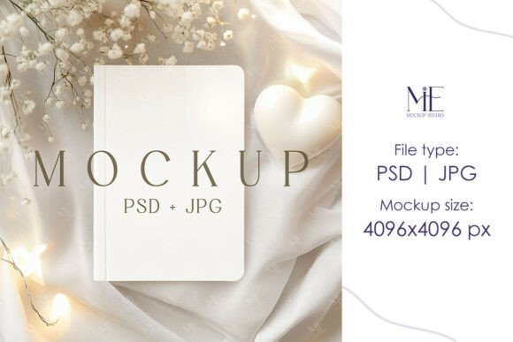 Download Hardcover Journal Mockup Boho Notebook - Boho Collection