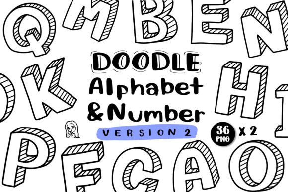 Download Doodle Alphabet &amp; Number, Text, School - Alphabet Collection