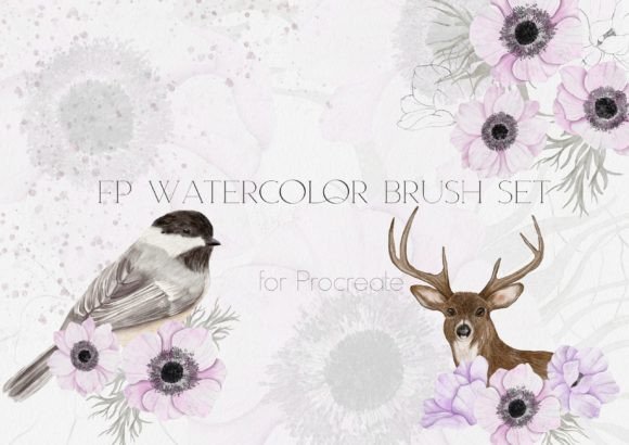 Download Procreate Realistic Watercolor Brush Set - Watercolor brush set Collection