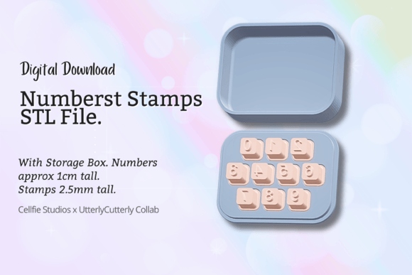 Download Number Stamps- Lower Case - Digital&nbsp; - Premium Resources