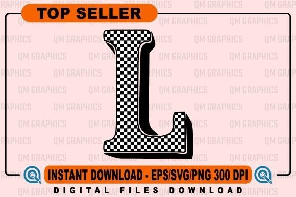 Download CHECKERED ALPHABET a to Z LETTER DESIGN - Alphabet Collection