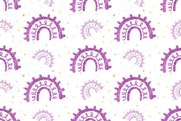 Download Boho Glitter Rainbow Pattern - Boho Collection