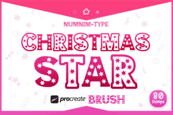Download Procreate Brush Christmas Star Alphabets - Alphabet Collection
