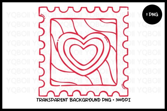 Download Hand Drawn Heart Stamp PNG - Hand drawn Collection